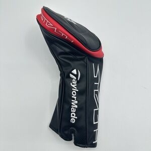 TaylorMade Golf Stealth Driver Headcover Head Cover Excellent Condition Black